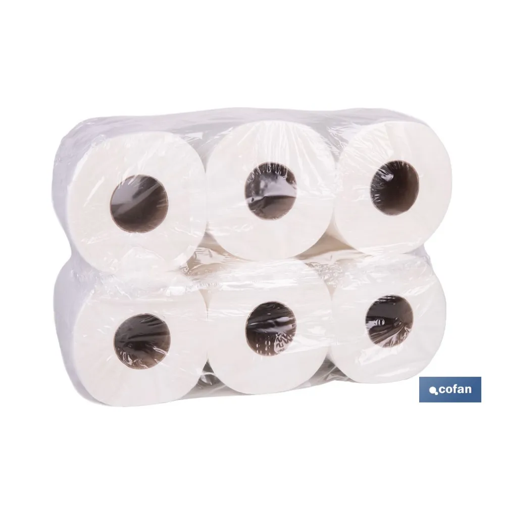 PAPEL SECAMANOS VIRGEN EXTRALAMINADO DE 2 CAPAS 90 M (6 ROLLOS)