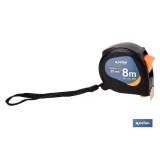 FLEXÓMETRO ANTIDESLIZANTE 25 MM X 8 M
