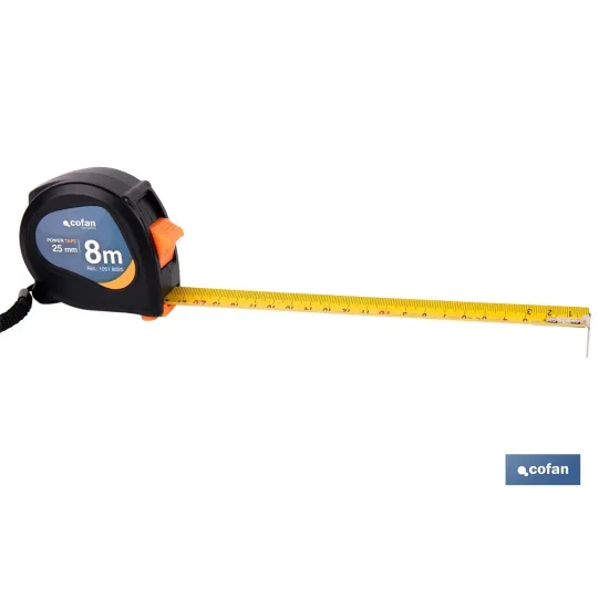 FLEXÓMETRO ANTIDESLIZANTE 25 MM X 8 M