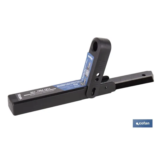RECAMBIO 10 UDS. HOJA NEGRA SK2 65HRC PARA CÚTER 9 X 80 X 0,6 MM