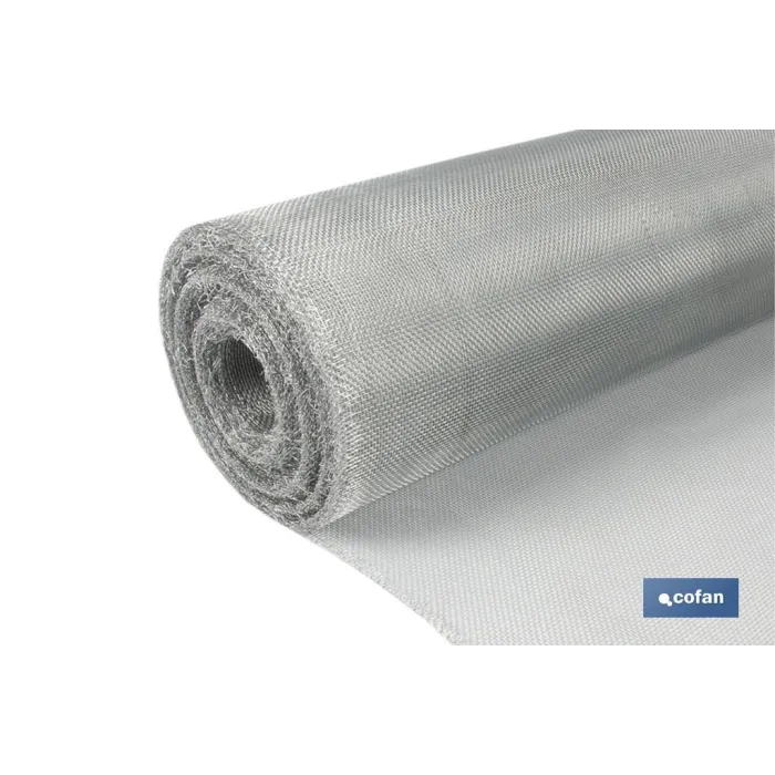 MALLA MOSQUITERA ALUMINIO G-16X16  (1.0X25 m)
