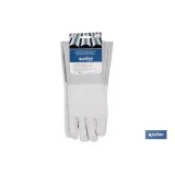 GUANTE VACUNO C/MANGUITO 13CMS T-9
