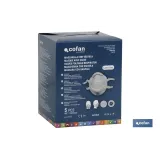 MASCARILLA PROTECCION C/VALVULA FFP3D