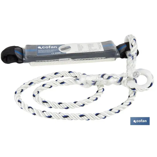 ABSORBEDOR DE ENERGÍA CON CUERDA 1,5 M