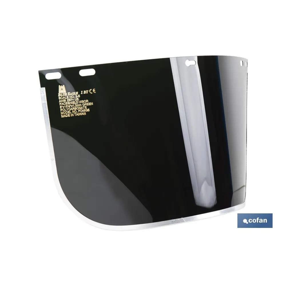 PLASTICO PROTECTOR OSCURO 400 MM.
