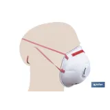MASCARILLA PROTEC. C/VALVULA CE FFP3 NR