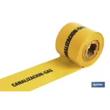 CINTA BALIZ. CANALIZACION GAS 150MMX250MTS
