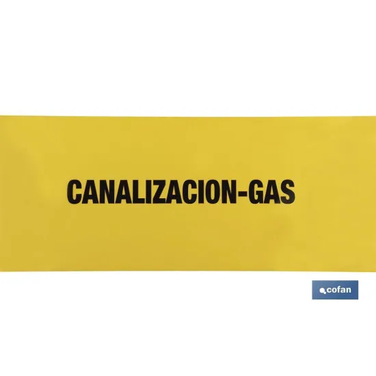 CINTA BALIZ. CANALIZACION GAS 150MMX250MTS