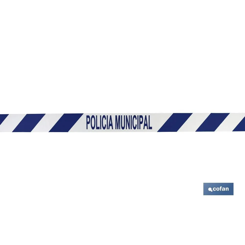 CINTA BALIZ. POLICIA MUNICIPAL  80MMX100MTS