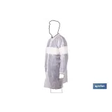 BATA BLANCA DESECHABLE DE PP TALLA ÚNICA