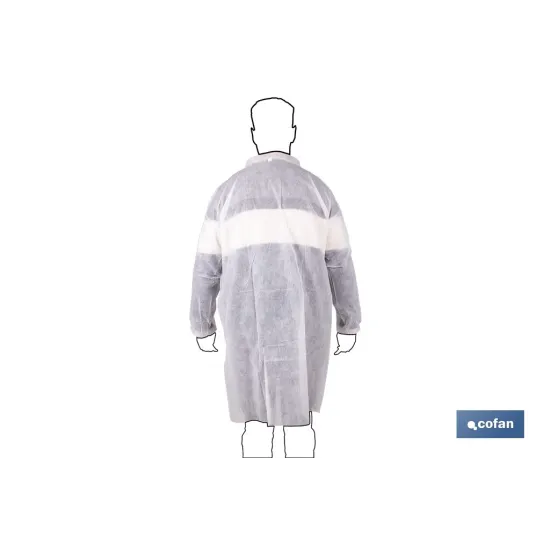 BATA BLANCA DESECHABLE DE PP TALLA ÚNICA