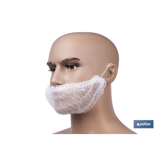 CUBREBARBA DESECHABLE DE PP 100 UDS.