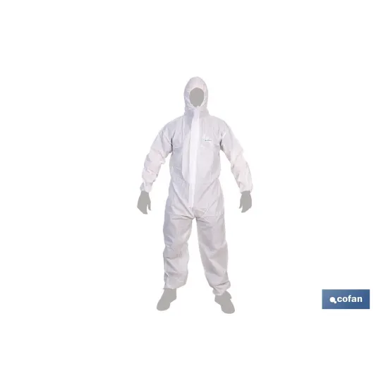 BUZO CON CAPUCHA TIPO 5 Y 6 BLANCO TALLA L