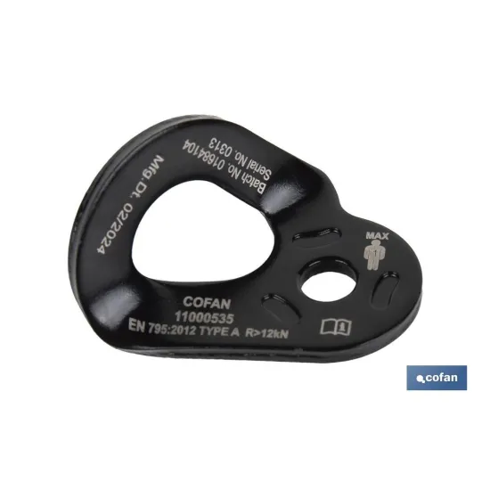 PLACA DE ANCLAJE DE ACERO M10 RUPTURA +23 kN