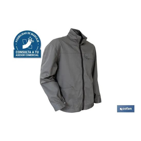 CHAQUETA TRABAJO WANKEE 245gms/m GRIS T-S