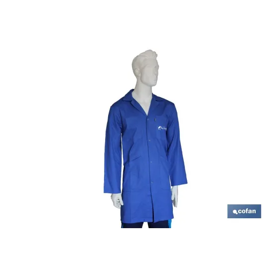 BATA AZUL OSCURA LIMEUR 100% ALGODÓN T-S