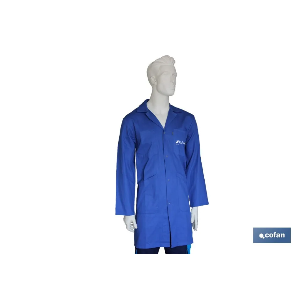 BATA AZUL OSCURA LIMEUR 100% ALGODÓN T-XL