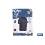 POLO BALDER ELASTANO 210 G/M2 GRIS OSCURO-NEGRO TALLA L