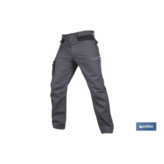 PANTALÓN DE TRABAJO LOKI ELASTANO 215 G/M2 GRIS ANTRACITA TALLA 38