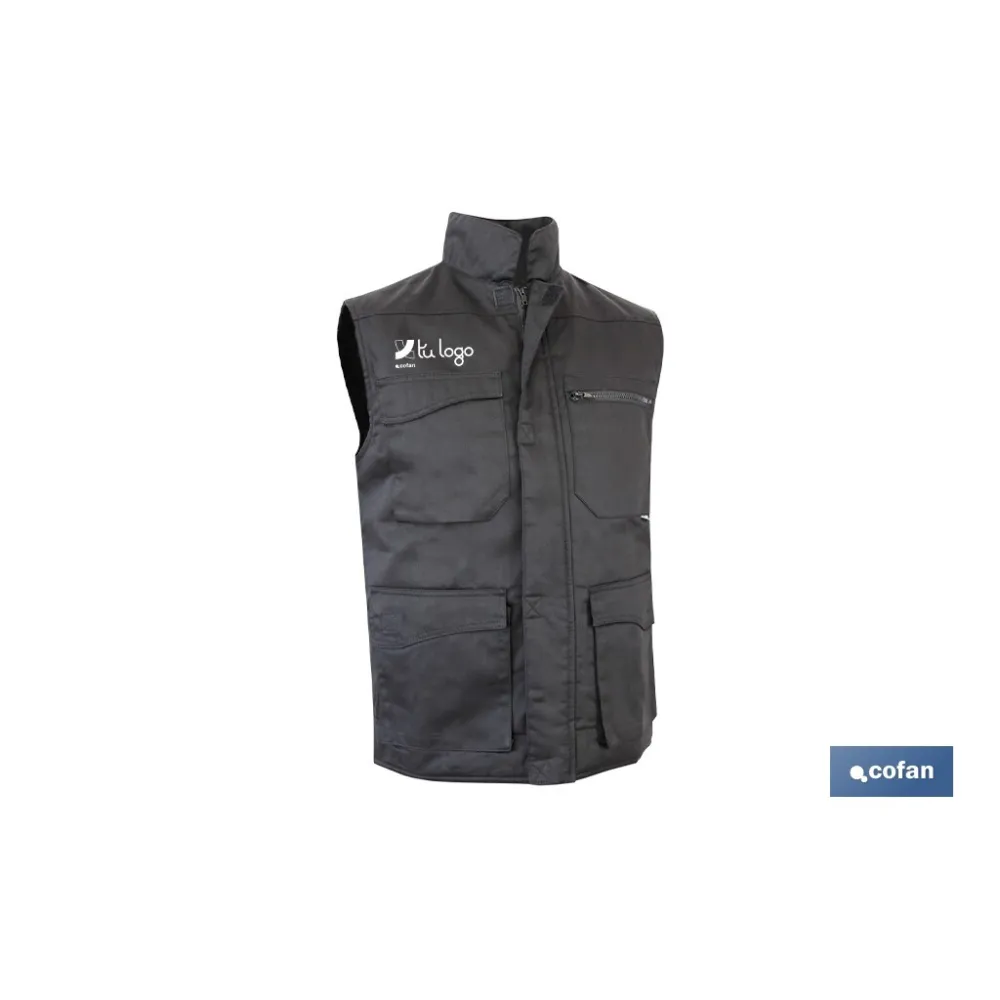 CHALECO MULTIBOLS. ACOLCHADO COLT 245gms/m NEGRO T-XL
