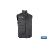 CHALECO MULTIBOLS. ACOLCHADO COLT 245gms/m NEGRO T-XL
