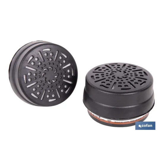SET DE 2 FILTROS TIPO A1P3 (ADAPTABLES A MÁSCARA FACIAL)