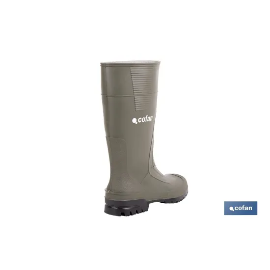 BOTA ALTA DE AGUA PVC VERDE TALLA 37