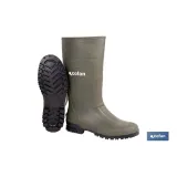 BOTA ALTA DE AGUA PVC VERDE TALLA 44