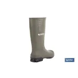 BOTA ALTA DE AGUA PVC VERDE TALLA 44