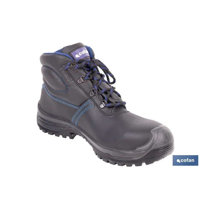 BOTA PIEL NEGRO S3 MODELO ISKUR T 40