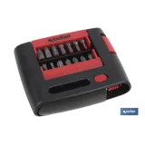 SET PUNTAS  PH, PZ, TORX, SL, HEX  (27 pcs.)