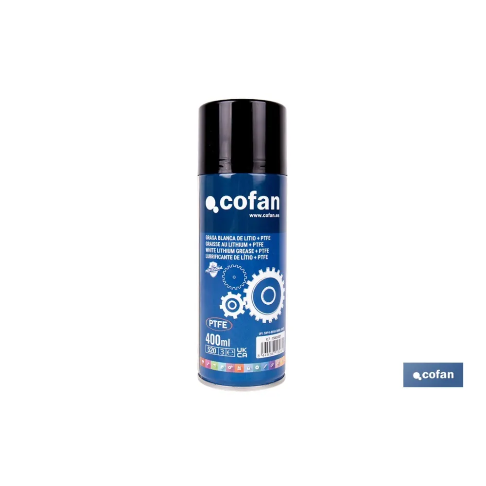 GRASA BLANCA DE LITIO+PTFE 400 ML