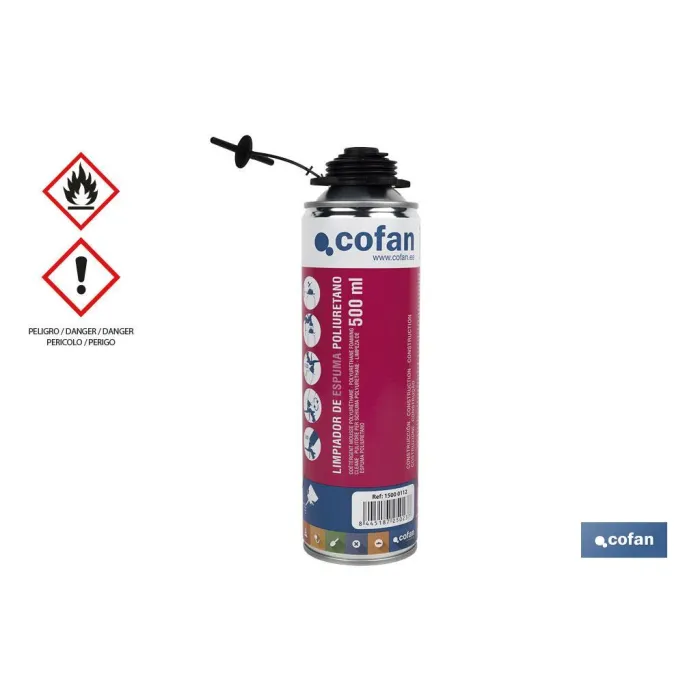 LIMPIADOR ESPUMA POLIURETANO 500 ML