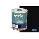 ESMALTE AL AGUA (750 ML) NEGRO MATE