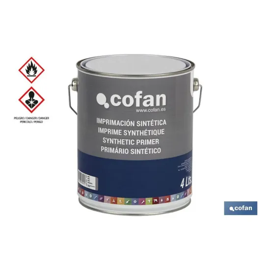 IMPRIMACIÓN SINTÉTICA (4 L) GRIS