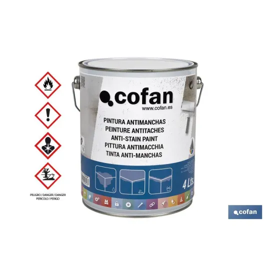 PINTURA ANTIMANCHAS AL DISOLVENTE 4 L