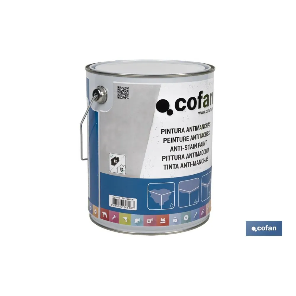 PINTURA ANTIMANCHAS AL DISOLVENTE 4 L