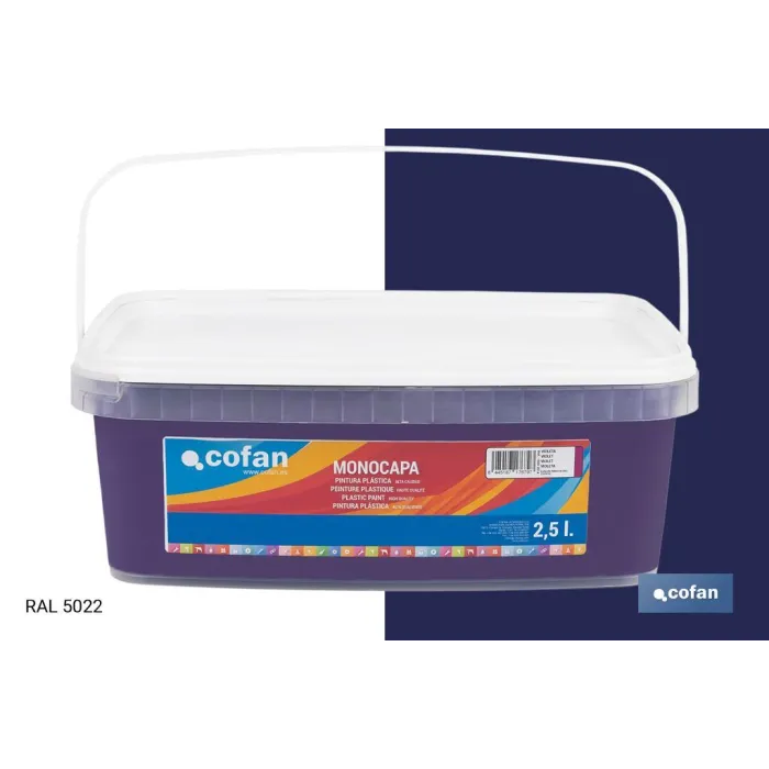 PINTURA PLÁSTICA MONOCAPA Violeta (2,5 LT)