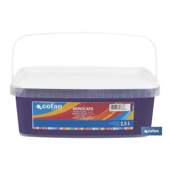 PINTURA PLÁSTICA MONOCAPA Violeta (2,5 LT)