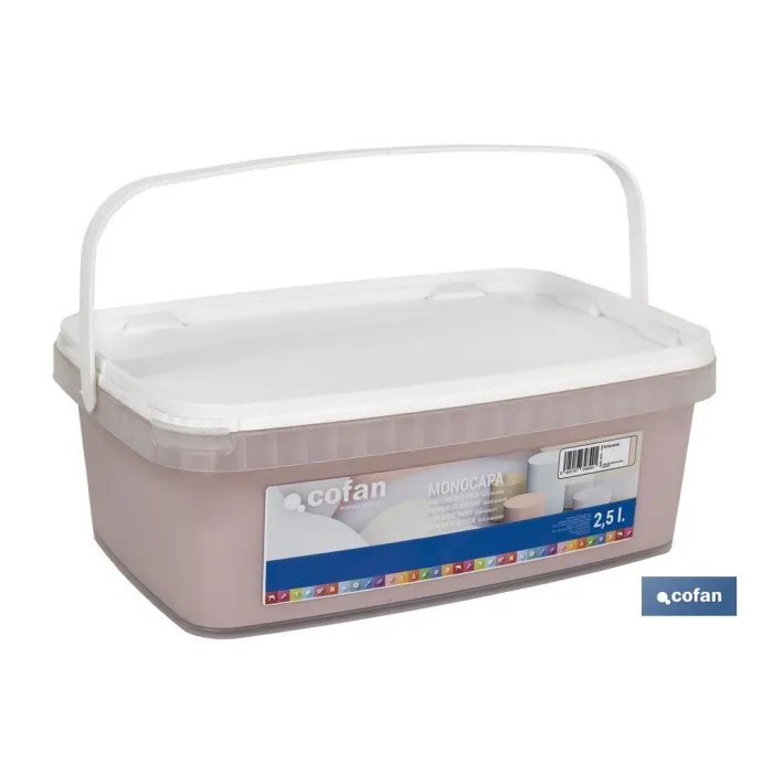 PINTURA PLÁSTICA MONOCAPA ROSA NUDE 2,5 L
