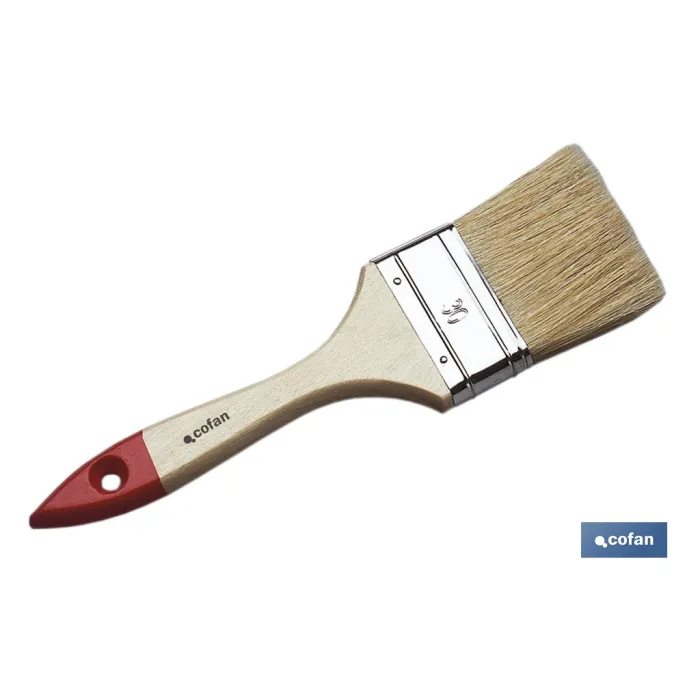 PALETINA TRIPLE 60 MM CON MANGO DE MADERA Nº 30