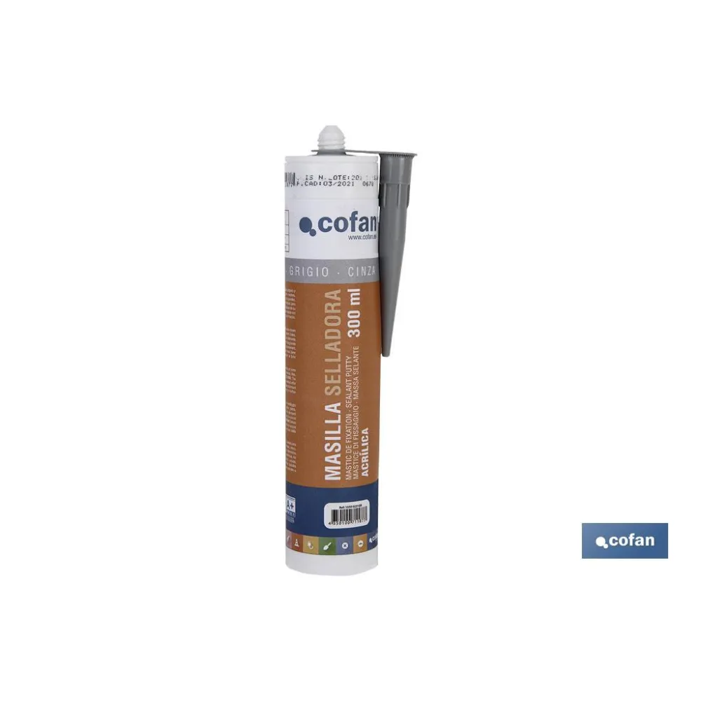 MASILLA SELLADORA ACRÍLICA 300 ML GRIS