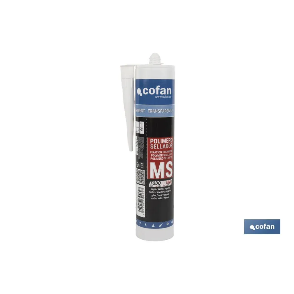POLÍMERO SELLADOR MS 290 ML TRANSPARENTE