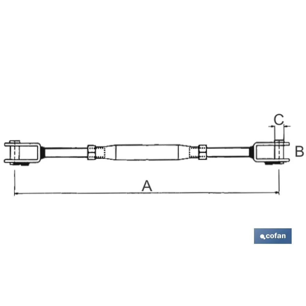 TENSOR HORQ.-HORQ. Z DIN 1480 M-20