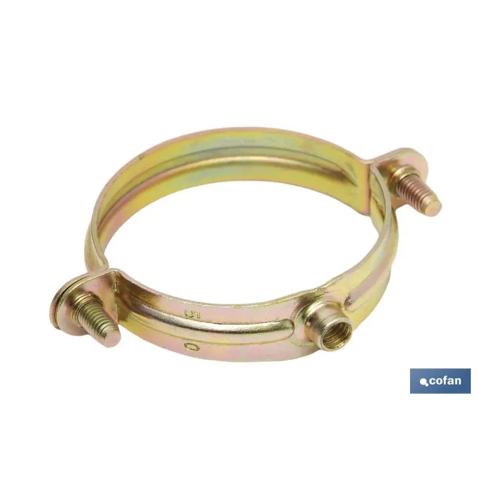 ABRAZADERA METALICA M-6 PARA TUBO  60MM. Venta unitaria