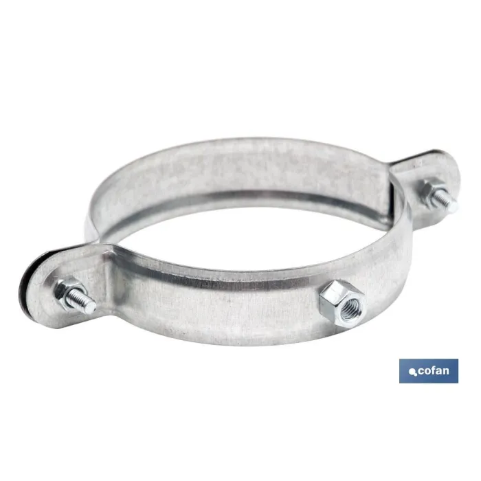 ABRAZADERA METALICA M-8 PARA TUBO 110MM. Venta unitaria