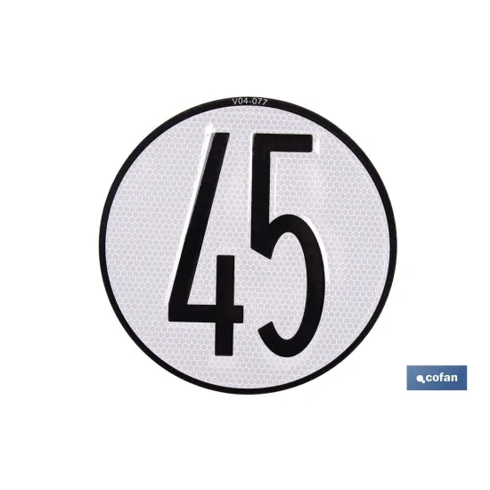 DISCO DE VELOCIDAD 45 KM/H - Ø 100 MM