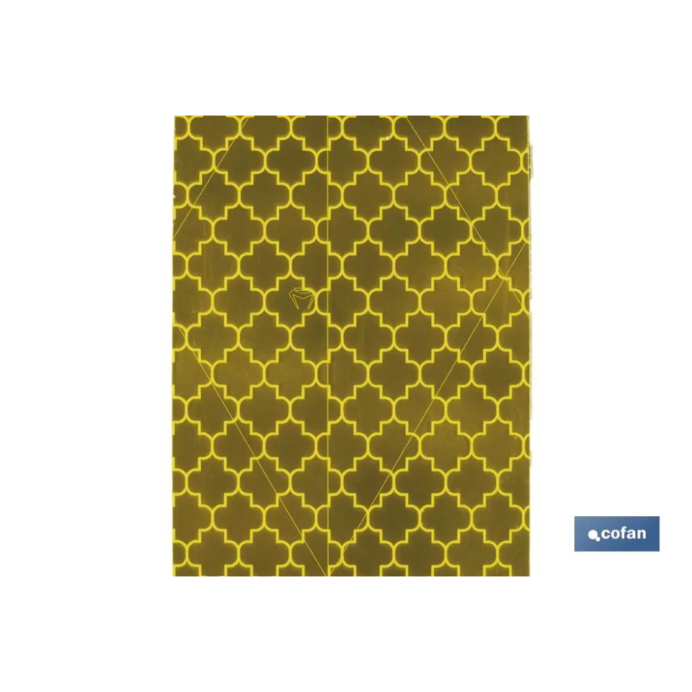 ROLLO RETROREFLECTANTE CONTINUO - 50M AMARILLO