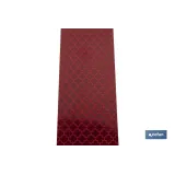 ROLLO RETROREFLECTANTE CONTINUO - 50M ROJO