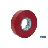 CINTA AISLANTE 180 Micras ROJA 19mmX20 Metros